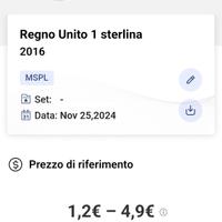  monete  inglese 