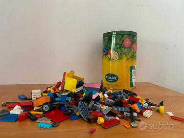 LEGO sfuso+scatola di metallo