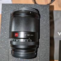 obiettivo viltrox 13mm f1.4 e-mount per sony aps-c