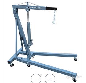 Gruetta idraulica pieghevole 1 tonellata