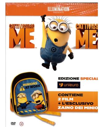 cattivissimo medicine speciale  2 dvd + zainetto 