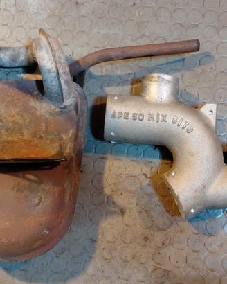 marmitta sito e scambiatore ape 50