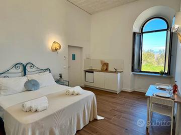 Monolocale x 2 in villa fronte mare con giardino