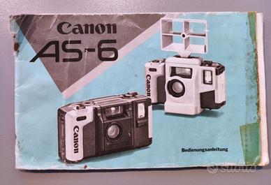Manuale d'uso in lingua tedesca CANON AS-6