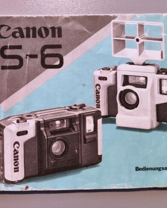 Manuale d'uso in lingua tedesca CANON AS-6