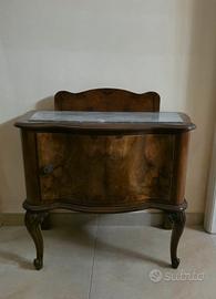 Comodini vintage in stile Chippendale 