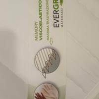 EVERGREEN MATERASSO SINGOLO 80X190 in MEMORY FOAM 