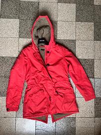 Parka shop rosso benetton