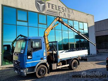 IVECO EUROCARGO 80E15 GRU E CASSONE FISSO