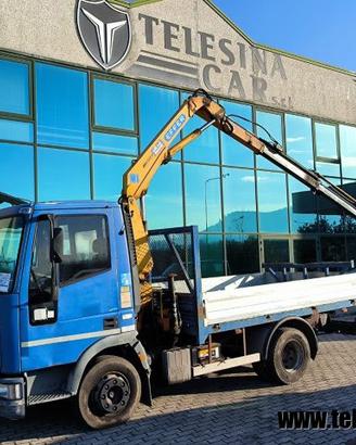 IVECO EUROCARGO 80E15 GRU E CASSONE FISSO