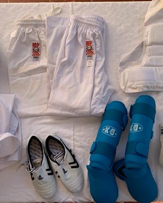 Lotto Attrezzatura Karate Completa Itaki
