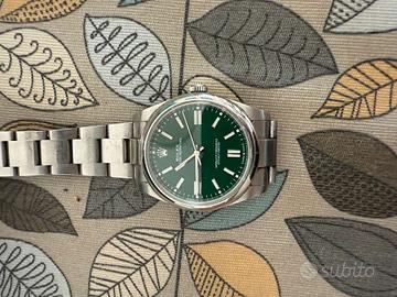 Rolex Oyster Perpetual 41, ref. 124300, Verde