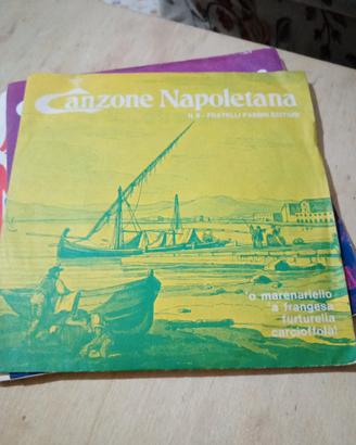 Lotto Vinili 45 giri Canzone Napoletana 