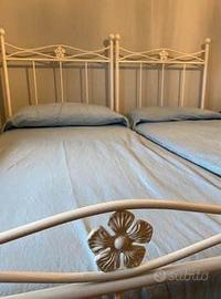 Letti singoli, materassi nuovi, rete motorizzata