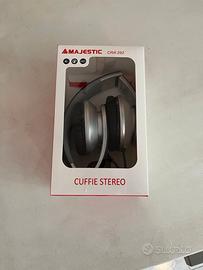 Cuffie Majestic CRA 292 nuove in confezione