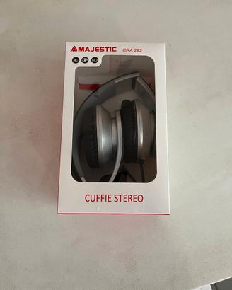 Cuffie Majestic CRA 292 nuove in confezione