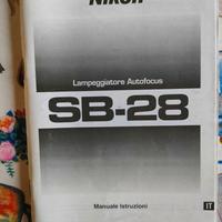 Libretto uso e manutenzione Nikon SB-28