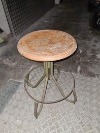 Sgabello da ufficio anni '60