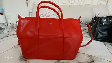 Borsa rossa in ecopelle