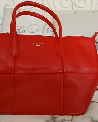 Borsa rossa in ecopelle