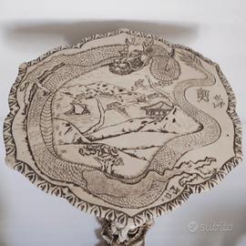 Colonna bachelite resina no avorio india drago