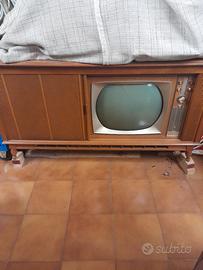 tv USA packard bell a colori, radio e giradischi