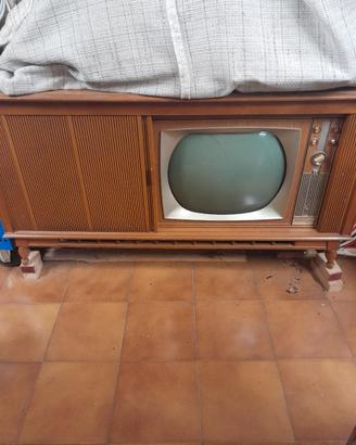 tv USA packard bell a colori, radio e giradischi