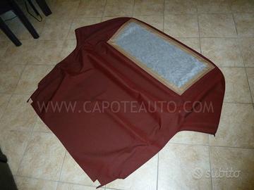 Capote per Fiat 1200 1500 cabrio epoca bordeaux