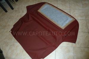 Capote per Fiat 1200 1500 cabrio epoca bordeaux