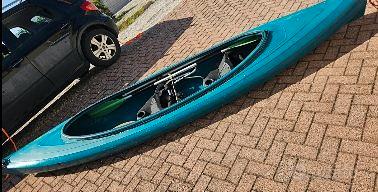 Canoa rigida due posti