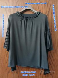 Blusa elegante color noce