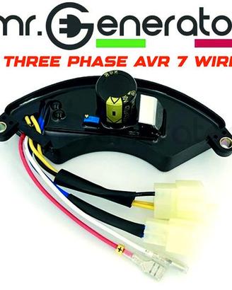 AVR TRIFASE MAX 8kW 7 FILI PER GRUPPO ELETTROGENO 