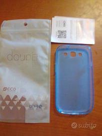 Cover samsung s3 neo morbida blu