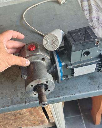 motore elettrico con riduttore angolare 