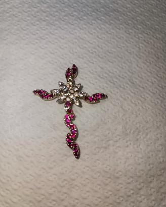 Pendente a croce vintage