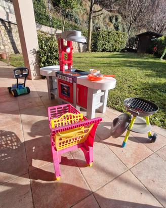 CUCINA SCAVOLINI BIMBI + BARBECUE SIMIL WEBER 