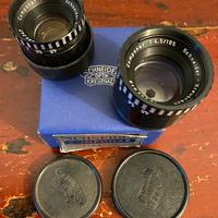 Coppia obiettivi vintage Schneider Componar
