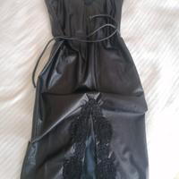 Abito Ecopelle e Pizzo TwinSet