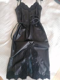 Abito Ecopelle e Pizzo TwinSet