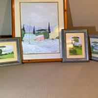 4 quadri pittore Giuseppe Innocenti