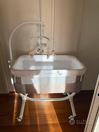 Culla Cullami Cam + set tessile + giostrina