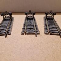 Fleischmann H0 3 Binari Terminali 6116 Rif Bcc 113