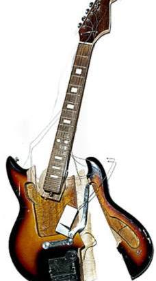 chitarra vintage , Wandre ,Davoli, Eko