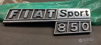 Fiat 850 sport logo / badge / scritta / fregio