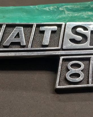 Fiat 850 sport logo / badge / scritta / fregio