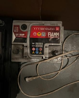 Batteria usata Fiamm 50ah 460A