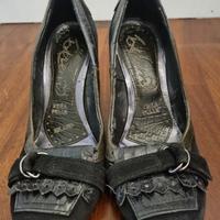 Decolté donna in camoscio e pelle n.38 