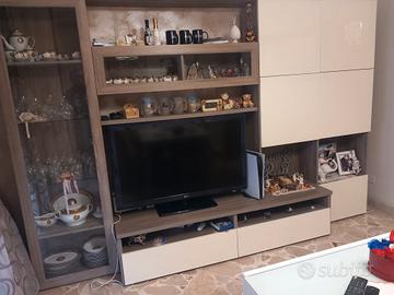 parete attrezzata+ madia moderni 