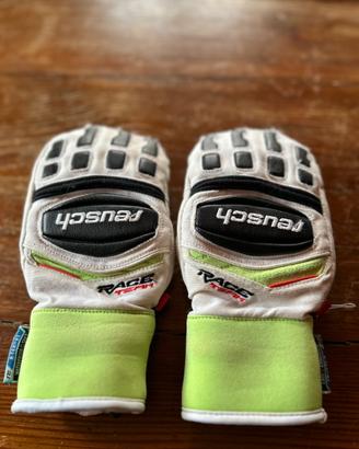 Reusch race team - guanti junior pelle 7-9 anni