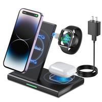 Stazione Ricarica Wireless 3in1
